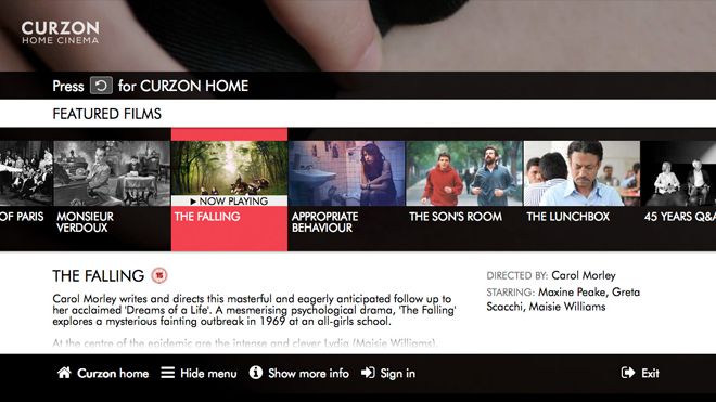 Curzon Home Cinema TV app